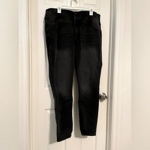 Torrid Super High Waisted Corset Black Wash Skinny Jeans